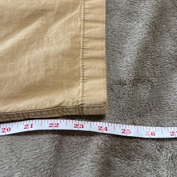 L.L. Bean Woman’s Pull on Ripstop Drawstring Khaki Ankle Pants - Picture 7 of 11